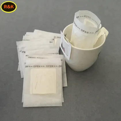 Ultrasonic Seal Imported Paper Drip coffee Filer Tea Bags