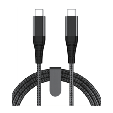 Cabo de carregamento rápido Tipo C para USB-C 40 Gbps Cabo