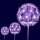 outdoor decorative dandelion fiber optic light
