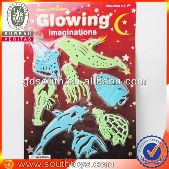 Glowing in the dark sea animals