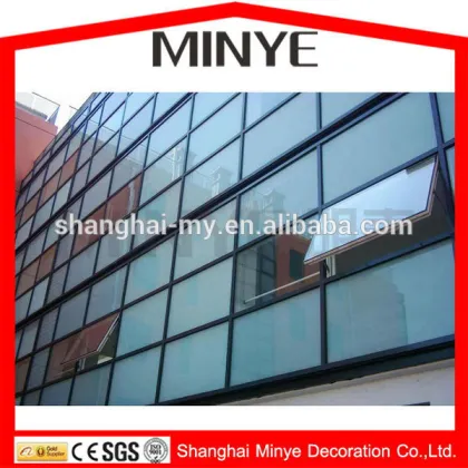 aluminium curtain wall/glass curtain wall/curved glass for curtain wall