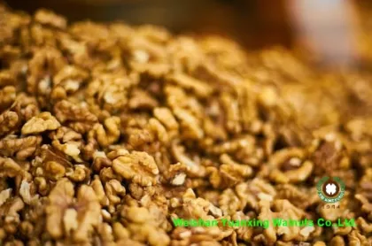 Sweet and Crispy Chinese Walnut kernels light amber
