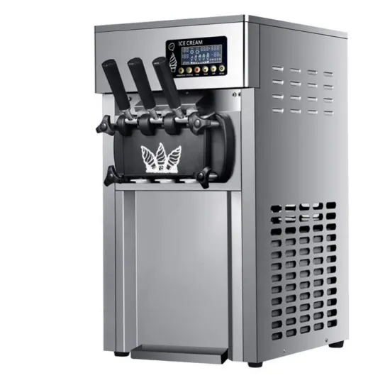 Commercial 16-18L/H 3 Flavor Soft Ice Cream Maker Machine: A Versatile Solution for Ice Cream Production
