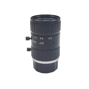 High-Quality 2/3\" 16mm 10MP Low Distortion Prime Lens for Industrial Applications