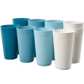 Tumblers de plástico inquebrantables cielo azul cazas para beber todos los días