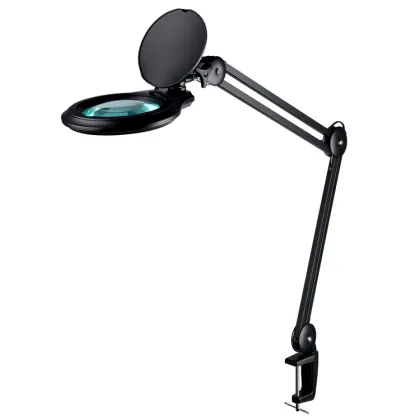 8X Magnifying Lens Glasses LED Daylight Desk Lamp Clamp Mount Dimmable Beauty Magnifier Lamp