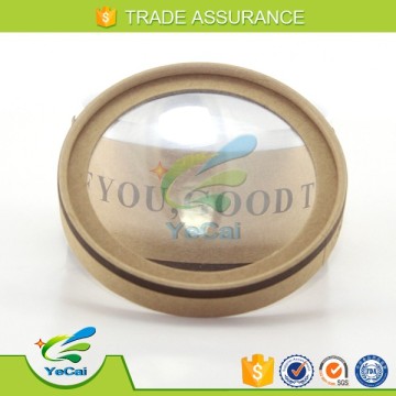 2018 Kraft paper material hot stamping surface paper tube with uv window