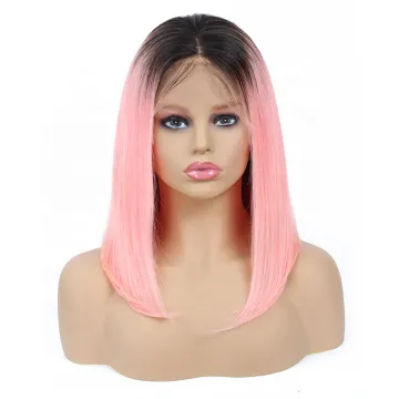 Indian Human Hair HD 5x5 Lace Closure Wig Red Pink 613 Blonde Colorful Deep Wave Wig Upart Human Hair Wig For Black Women