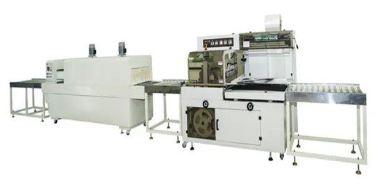 Side sealing rolling cutting Shrinking packing machine