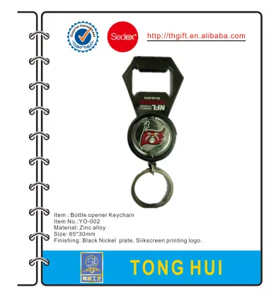 Cartoon bear heart engraved bottle opener