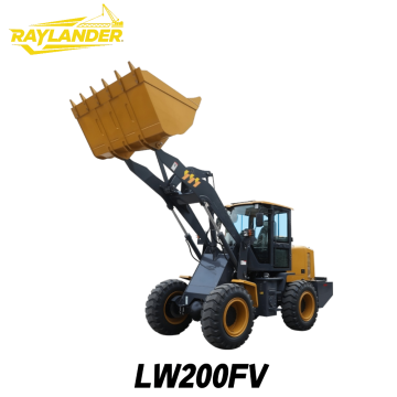LW200FV компактный колесный погрузчик грузоподъемностью 2 тонны