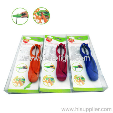 Plastic Peeler Fruit Peeler Vegetable Peeler With Vegetable Cutter Ack-du021 