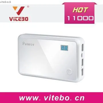Power Bank as Gift 11000mAh with 3 USB Output Ports
