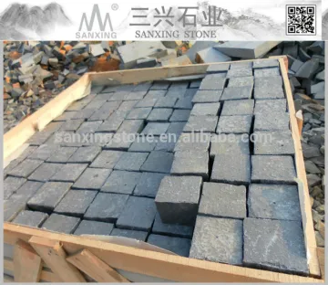 chinese cheap black paving stone