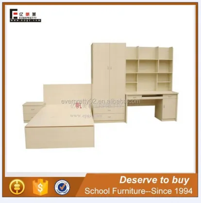 Latest Korean Style Furniture Queen Size Wood Bed Designs