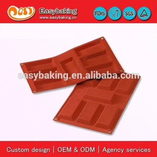 7 Cavities big financiers baking silicone cake mold