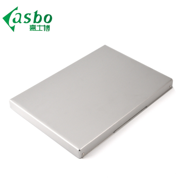 Hot Selling Slim Aluminum Silver Storage Clipboard with Cover for Document Organization