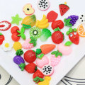 Mixed Fruit Series Slime Bead Making Supplies Fruit Slime Charms For DIY Collage Crafts