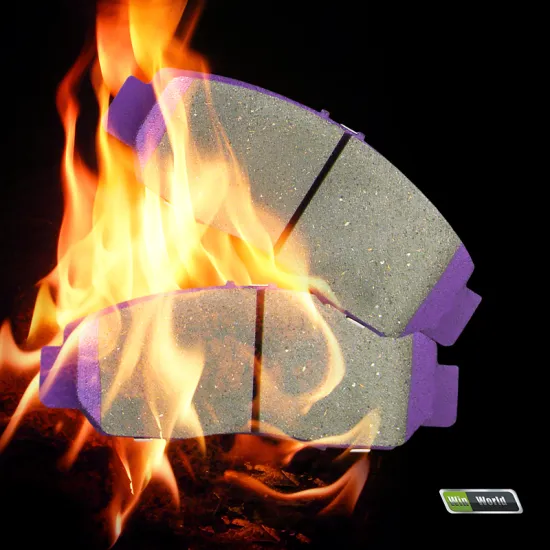 Win World D1276 Semi Metallic Ceramic Brake Pads for Honda Civic Accord/OEM 45022-S7A-N00