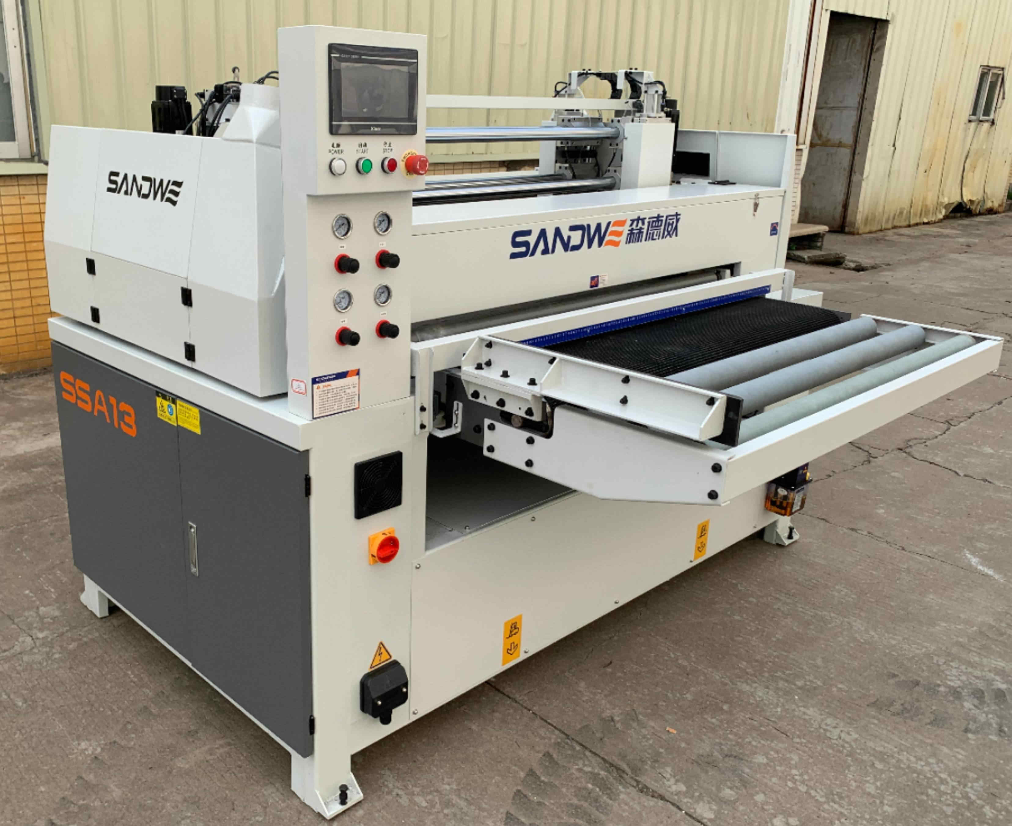 Automatic Steel Round Belt Sander Polishing Machine