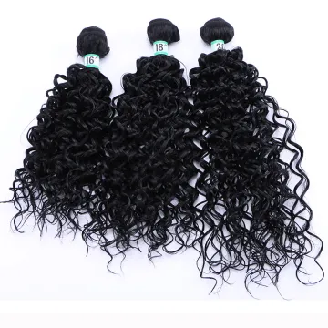 AiShiLi Hair Factory Pure Color Jerry Curly Crochet Braiding Hair wigs Heat Resistant Synthetic Extension wig