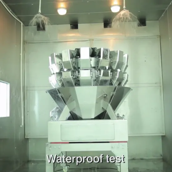 Multihead Weigher Meat Washdown with Siemens 10 Hoppers