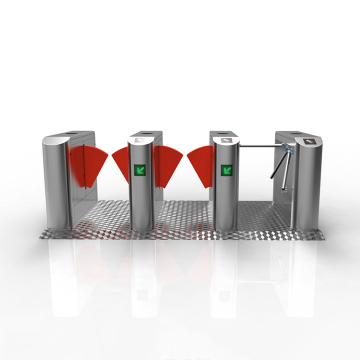 CHISUNG Single Lane Flap Turnstile Gate: Access Control Solutions for Schools, Offices, Hospitals, and Indoor/Outdoor Areas