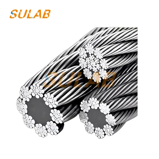 Wholesale Elevator Spare Parts: Steel Wire Rope in Various Sizes (8*19 NFC, 6mm to 16mm)