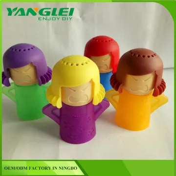 Four Colors Microwave Cleaner Tool Angry Mama with Color box package