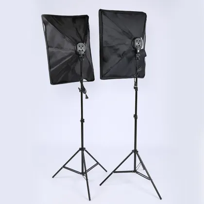Professional Photography Lighting Kits and Studio Equipment, Including Softboxes