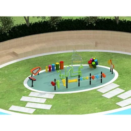 Outdoor Children's Playgrounds: Musical Instruments, Percussion Music, and Fun Equipment for Playtime