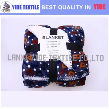 Good Quality New Design fleece blanket custom print
