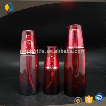 45ml glass lotion bottles sets with red color sprayed