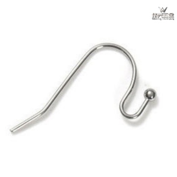 Gold PVD Steel Ear Hooks for Earrings