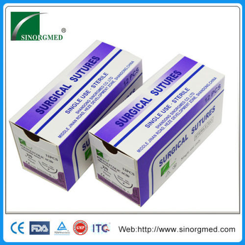 Absorbable Polyglycolic Acid PGA Surgical Suture