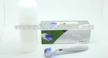 LED derma roller/Perfect quality dns roller +meso derma roller in rechargeable head