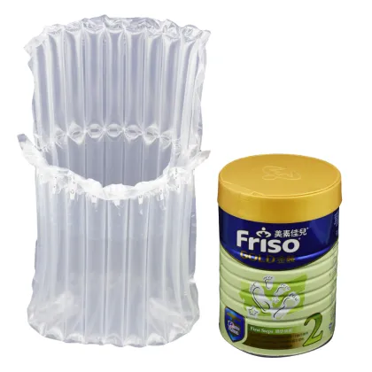 Waterproof Plastic Milk Powder Cushioning Wrap - Inflatable Air Column Bag for Protective Packaging