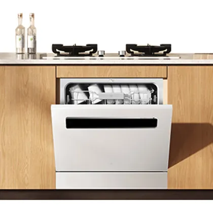 Professional Electric Dishwasher Machine for Home: 13 Set Household Dish Washer