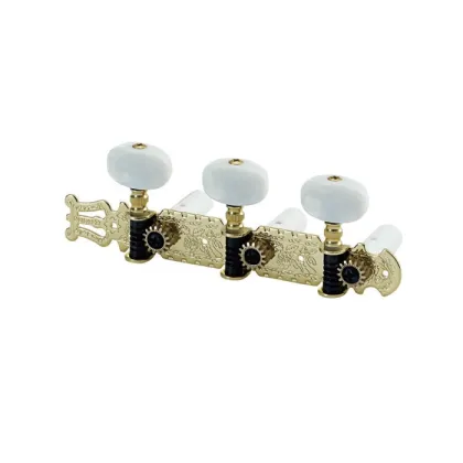 Gold Lyra-Type Classical Guitar Machine Heads