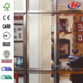 JHK-G22 Inserts Leaded Decorative Fiberglass Dutch Glass Door