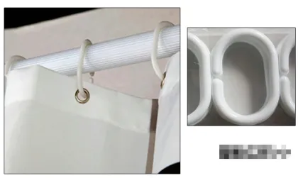 square celadon greyish-green printing Polyester Shower Curtain