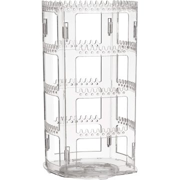 4 Tiers Plastic Jewelry Rack Display Classic Stand