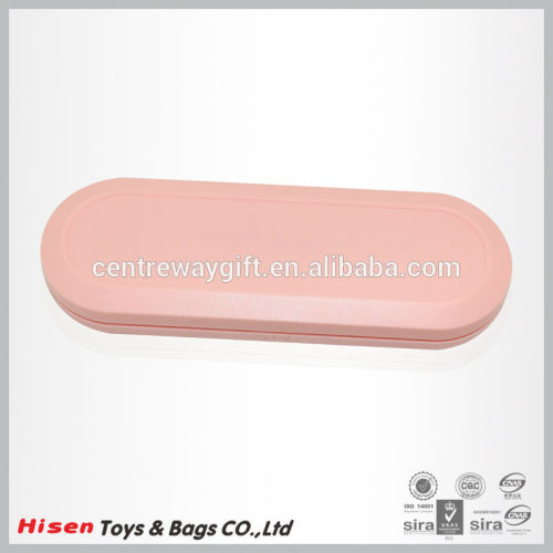 Pink soft best quality plastic pencil box