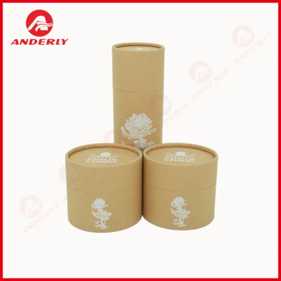 Karft Cardboard Tube For Essential Oil Packaging