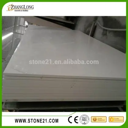 White silestone interior wall panels