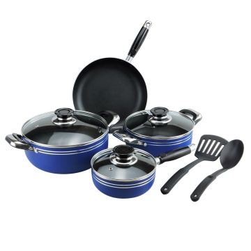 Set di pentole antiaderenti in alluminio economico in alluminio con utensili - Nuevo Producto Juego de Ollas