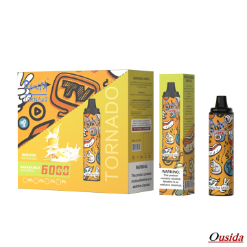 Randm Tornado 6000 Ananas Zitronenmünzmünze Vape