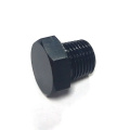 1/8 NPT-Endstecker mit Aluminium schwarz