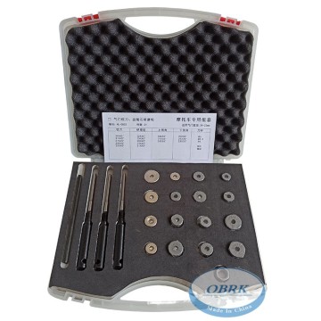 21PCS Universal Valve Seat Reamer Motorcycle Repair Tool Set - 22-34mm