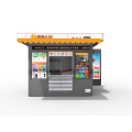 Street-side mobile fast food kiosks